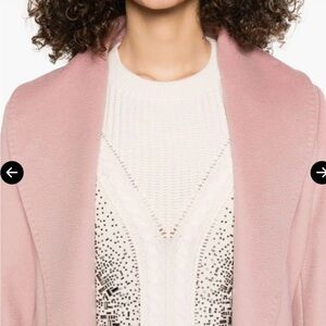 MaxMara Ivory Sweater with Metallic Details